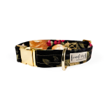 Nauti-dog Handmade LLC Victoria Vintage Victorian Floral Buckle & Martingale Dog Collar Dog Collars