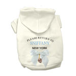 Bark Fifth Avenue Return to Sniffany Hoodie Dog Clothes