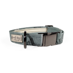 Nauti-dog Handmade LLC Wayfarer Sage Primitive Chevron Buckle & Martingale Dog Collar Dog Collars