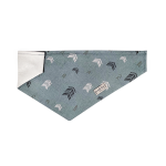 Nauti-dog Handmade LLC Wayfarer Sage Primitive Chevron Over-the-collar Dog Bandana Dog Collars