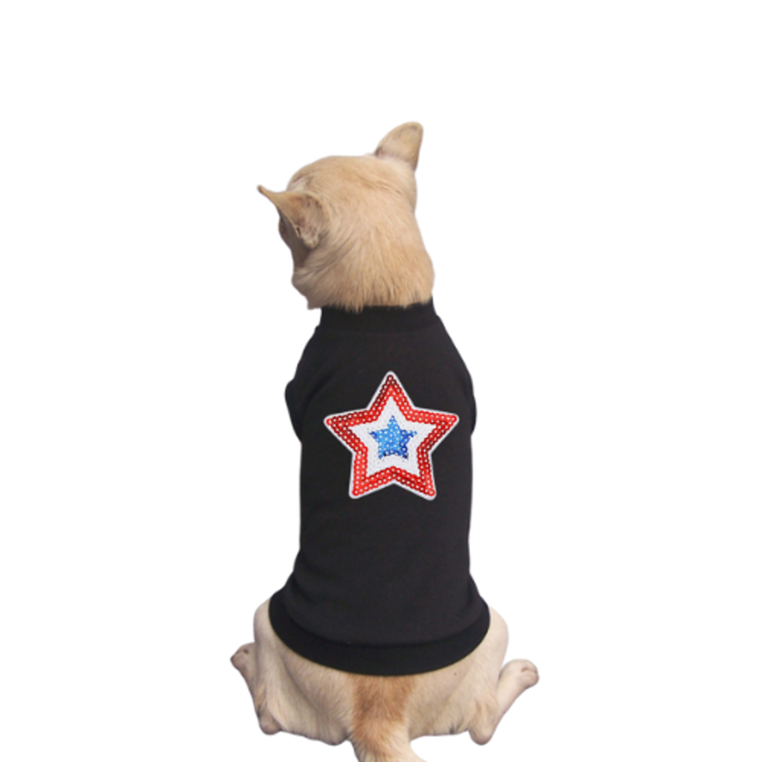 Bark Fifth Avenue Sequin Star Dress/Tee Dog Clothes
