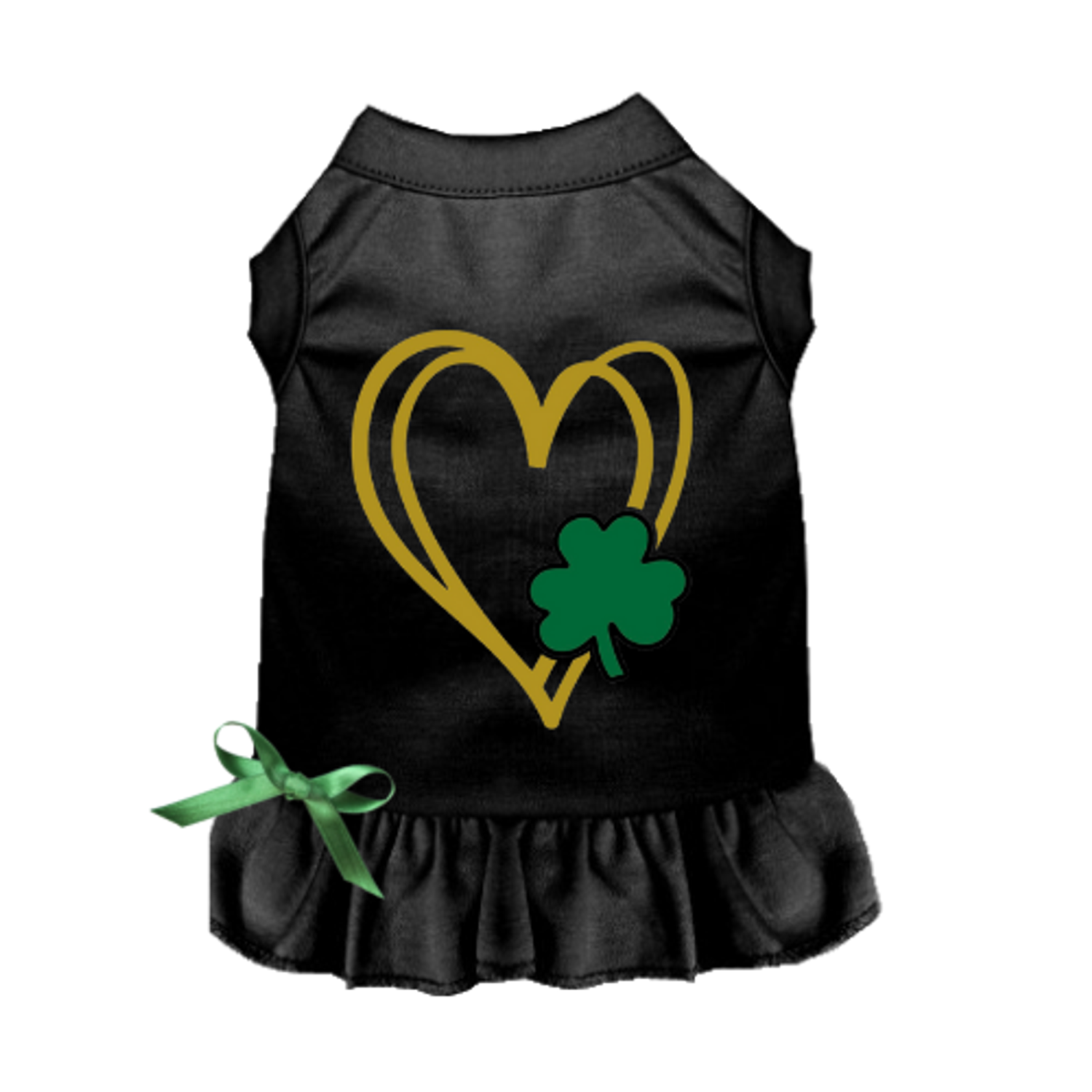 Bark Fifth Avenue Shamrock Heart Dog Clothes