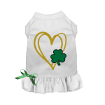 Bark Fifth Avenue Shamrock Heart Dog Clothes