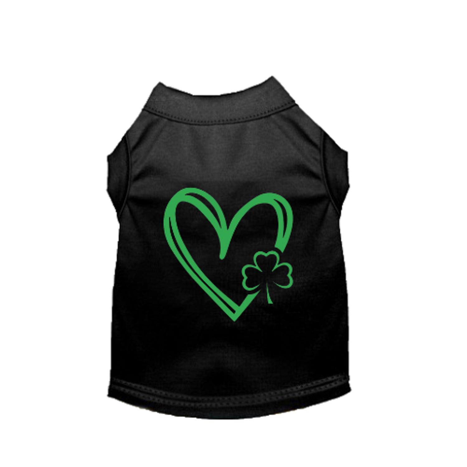 Bark Fifth Avenue Shamrocks & Hearts Dog Dress/Shirt Dog Clothes