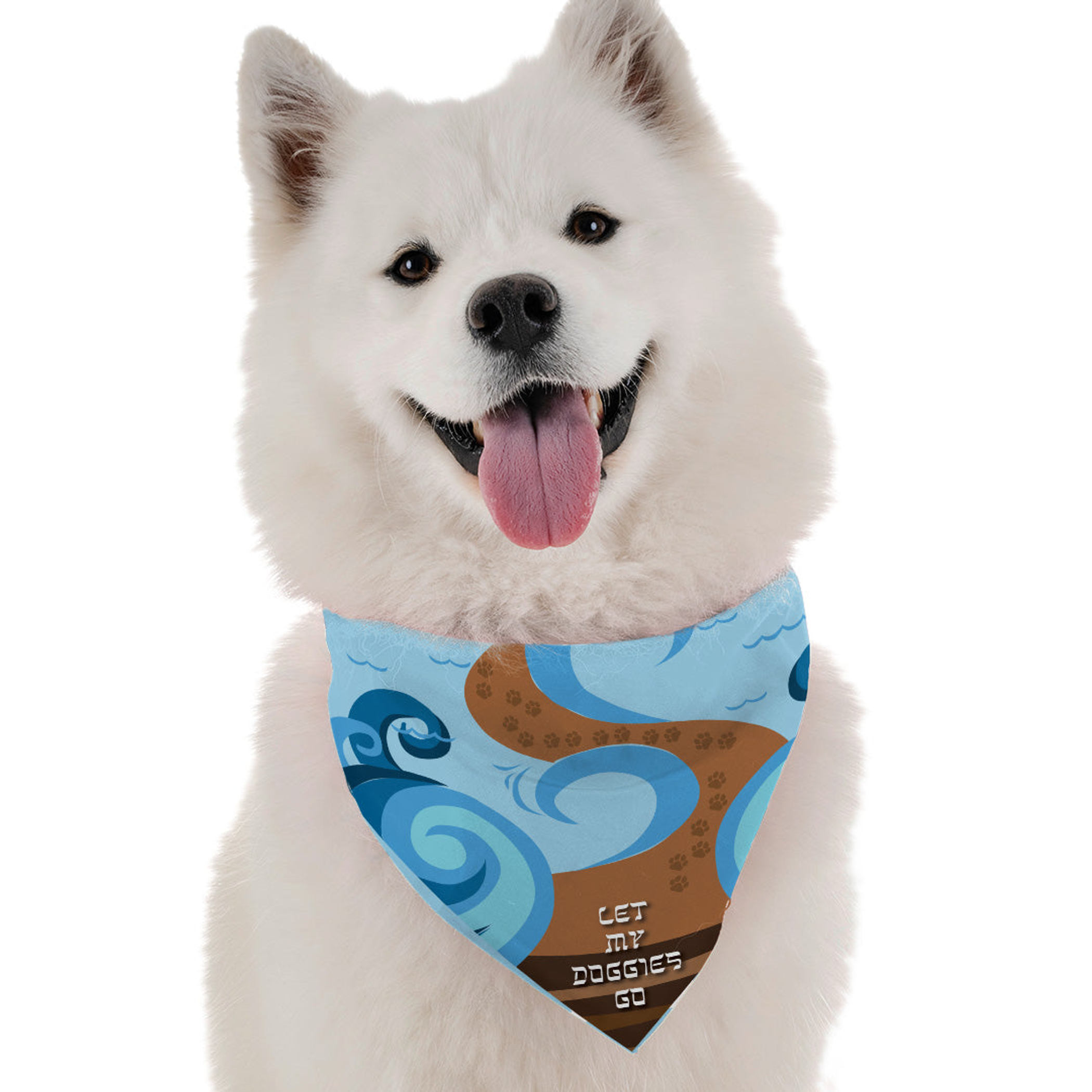 Bandoggies Let My Doggies Go Dog Bandanas