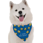 Bandoggies I Woof You Daddy Dog Bandanas