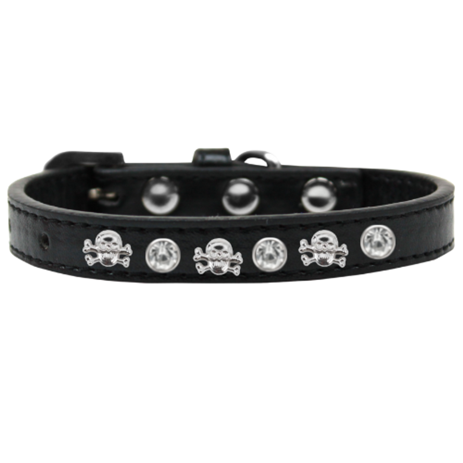 Bark Fifth Avenue Skull Studded Collar Dog Collars