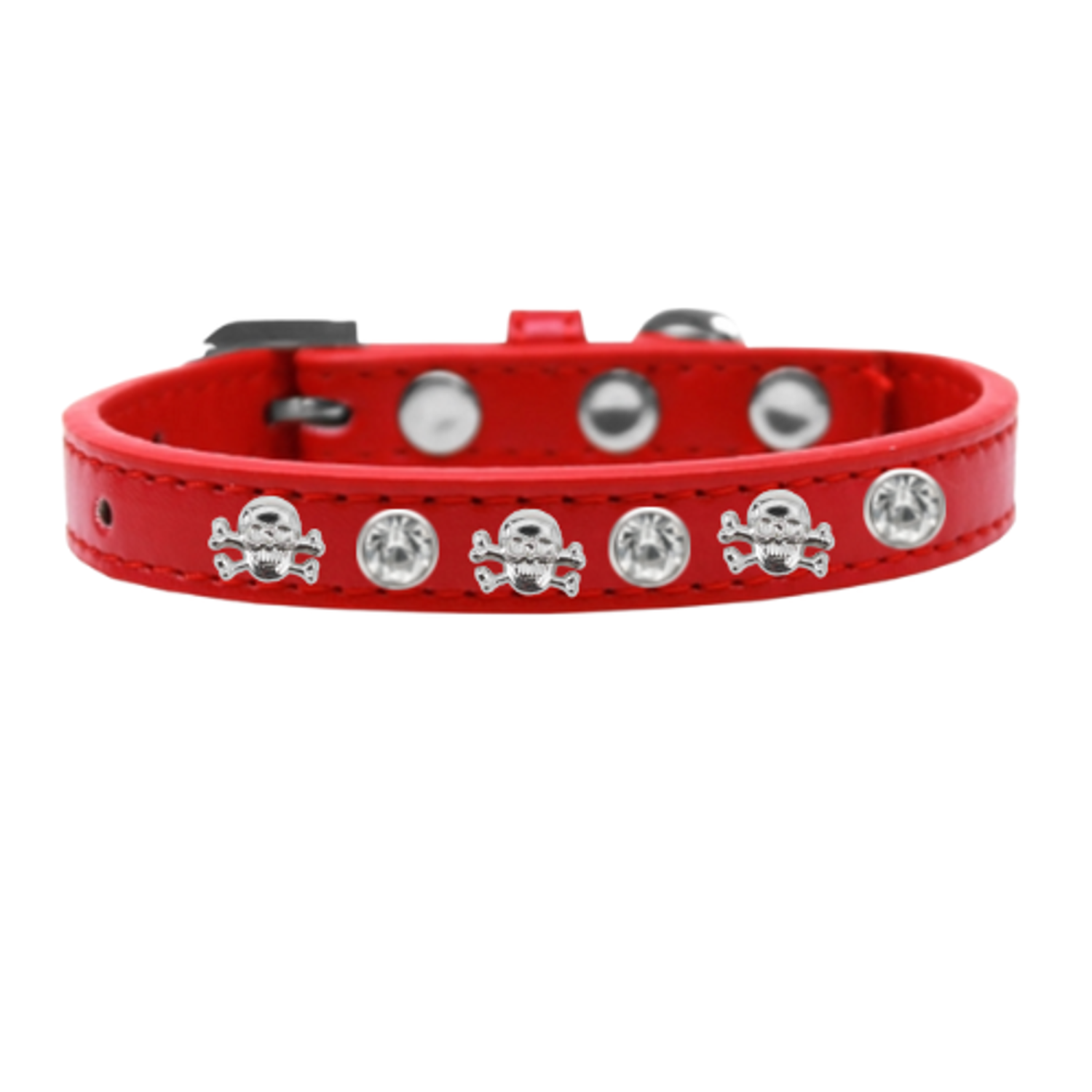 Bark Fifth Avenue Skull Studded Collar Dog Collars