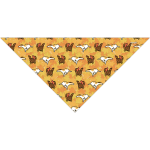 Bandoggies Gobble Gobble Dog Bandanas