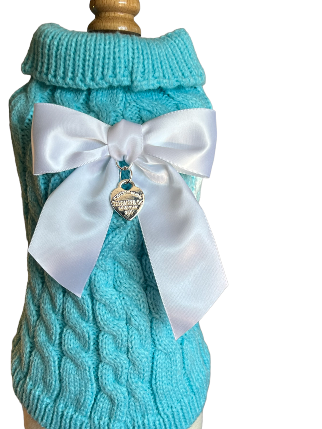 Bark Fifth Avenue Sniffany Knit Dog Sweater Dog Clothes