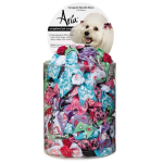 Pet Edge AR Grosgrain Rosette Bows Canister 100PC Bows