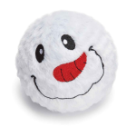 Pet Edge GR Snowman Spikey Squeaker Ball Holiday