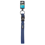 Pet Edge GG Reflect Nylon O-Ring Collar M Blu Collars