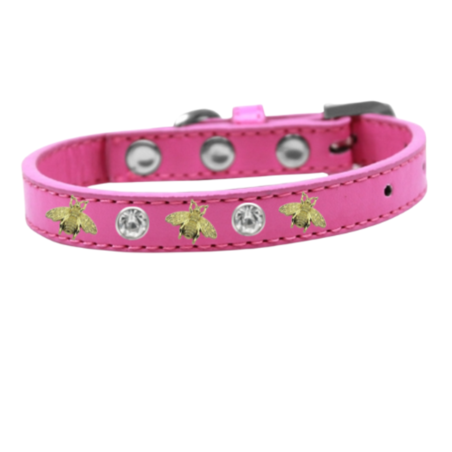 Bark Fifth Avenue Studded Bee Collar Dog Collars