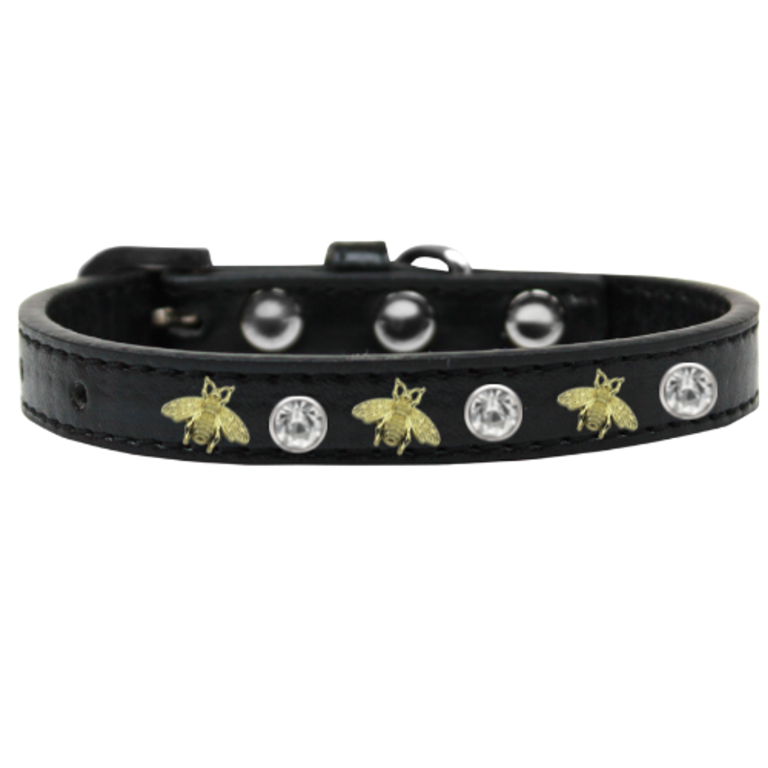 Bark Fifth Avenue Studded Bee Collar Dog Collars