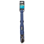 Pet Edge GG Reflect Dbl-Handle Leash Blu 6ft Leads