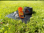 Infinitely Tied LLC Double Dog Run Tangle-free Two Dog Tie Out Stake Dog Leashes