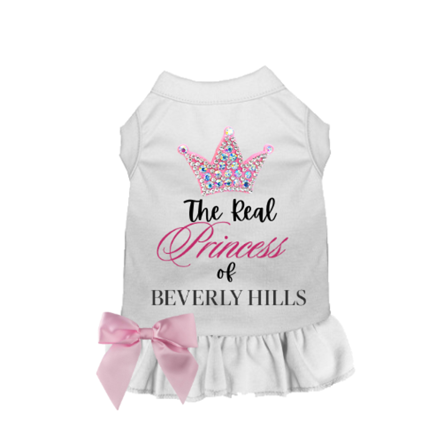 Bark Fifth Avenue Dog Clothes Bark Fifth Avenue The Real Princess of Beverly Hills Dress Dog Clothes