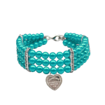 Bark Fifth Avenue Three-Row Pearl Sniffany Dog Necklace Pet Accessories