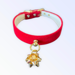 Bark Fifth Avenue Velvet Gift Wrap Bow Collar Dog Collars