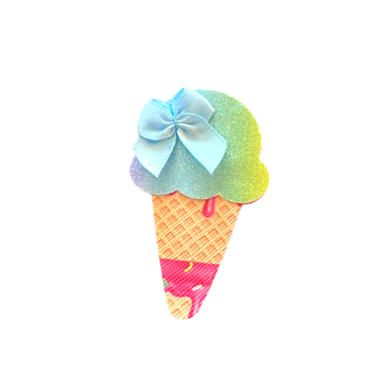 Bark Fifth Avenue Yummy Ice Cream Drip Cone Hair Clip Pet Accessories