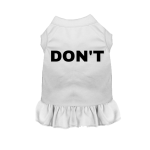 Bark Fifth Avenue DON'T Dog Clothes