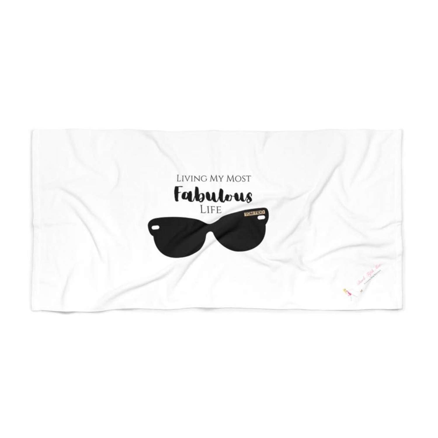 Bark Fifth Avenue Fabulous Life in my Tom Fido's - Beach Towel Pet Accessories