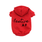 Bark Fifth Avenue Festive AF Hoodie Dog Clothes