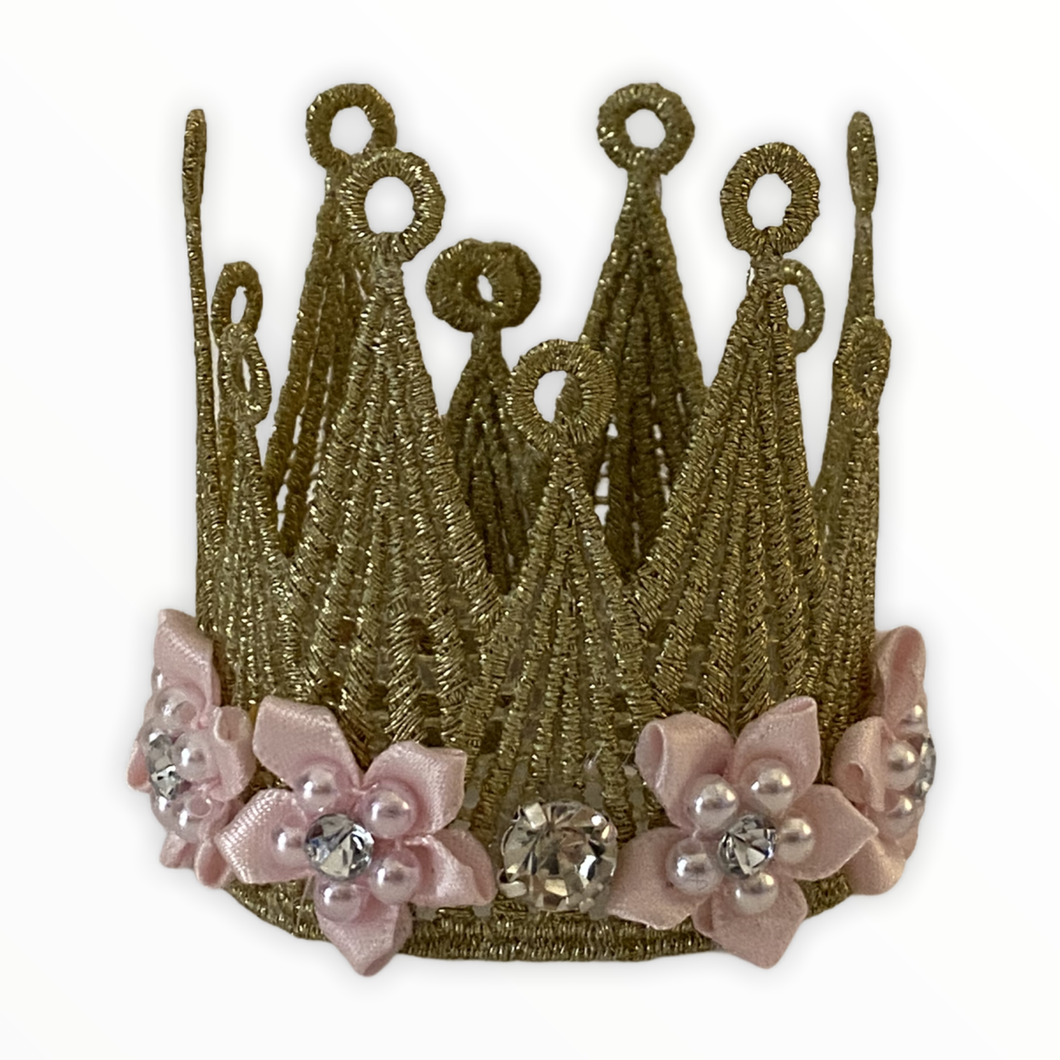 Bark Fifth Avenue Floral and Lace Crown Pet Accessories