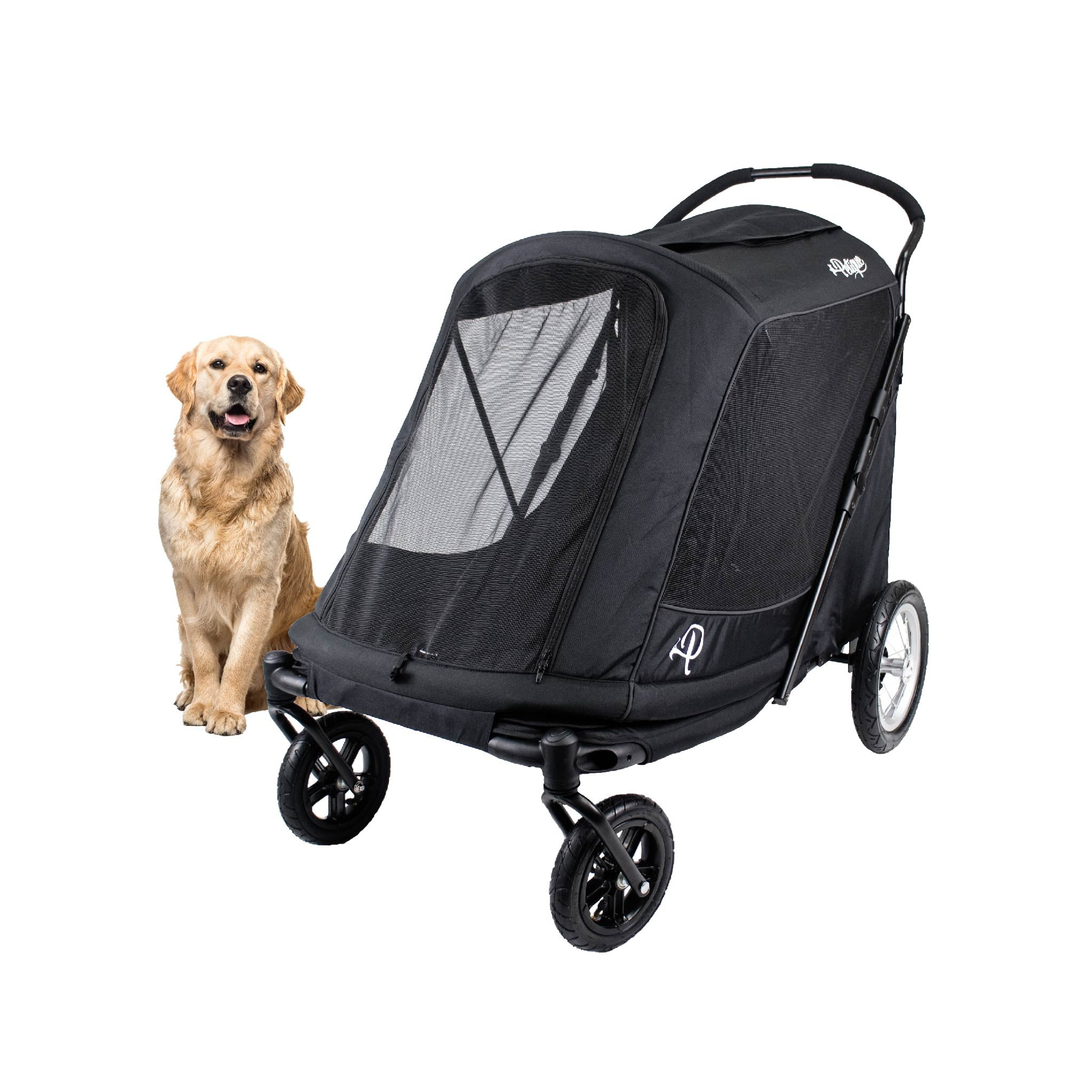 Petique Inc Apollo Elite Pet Stroller w/ Tire Pump Strollers