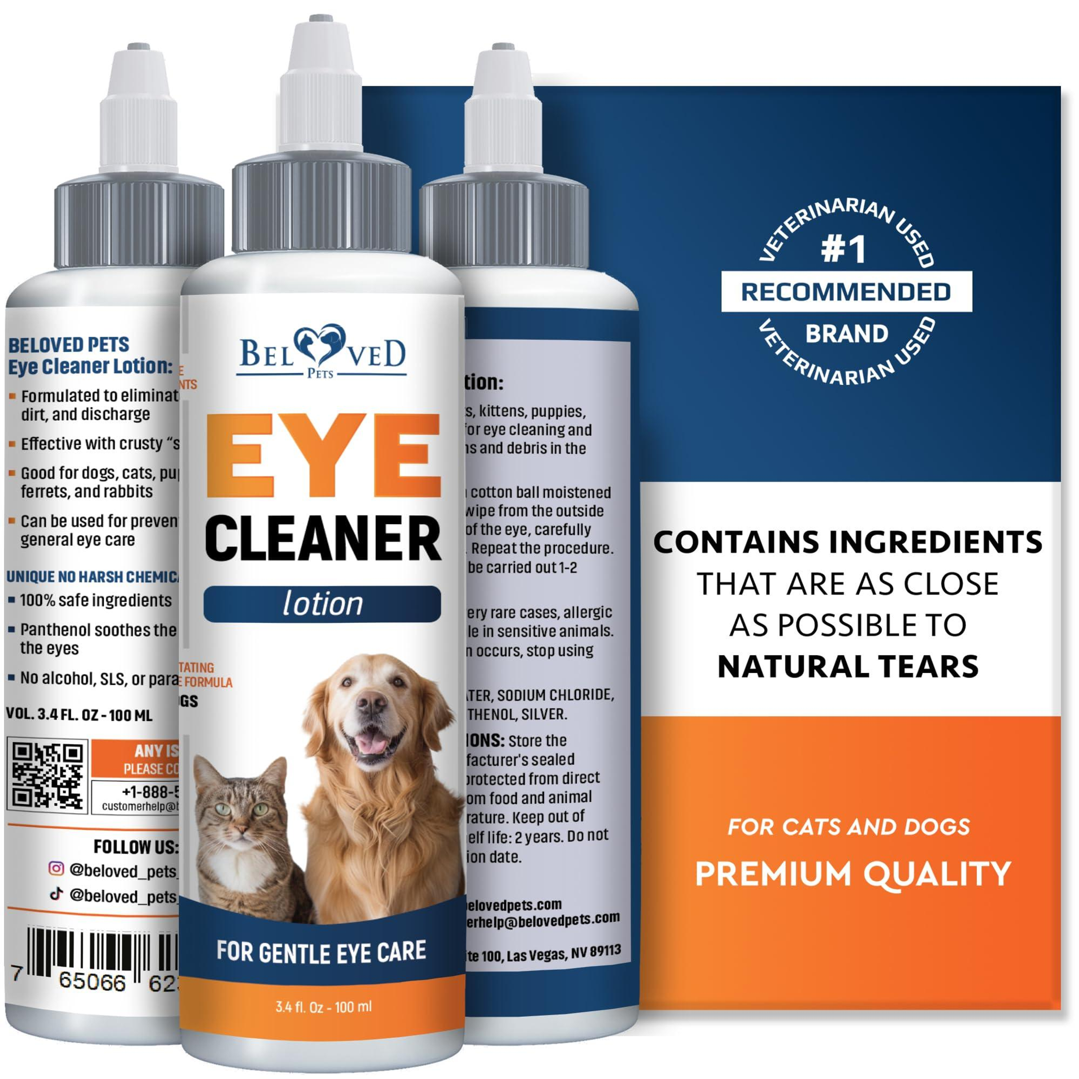 Onlihub Inc All Pets Eye Wash Drops for Relief Vitamins & Supplements