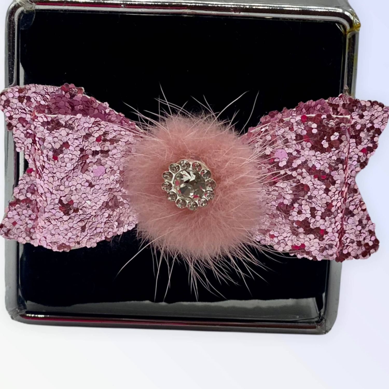 Bark Fifth Avenue Glamoratzzi Pom Pom Hair Barrettes Styling Aids