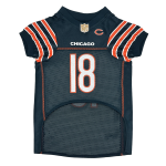 Pets First Co Caleb Williams Pet Striped Jersey (CHI) Apparel