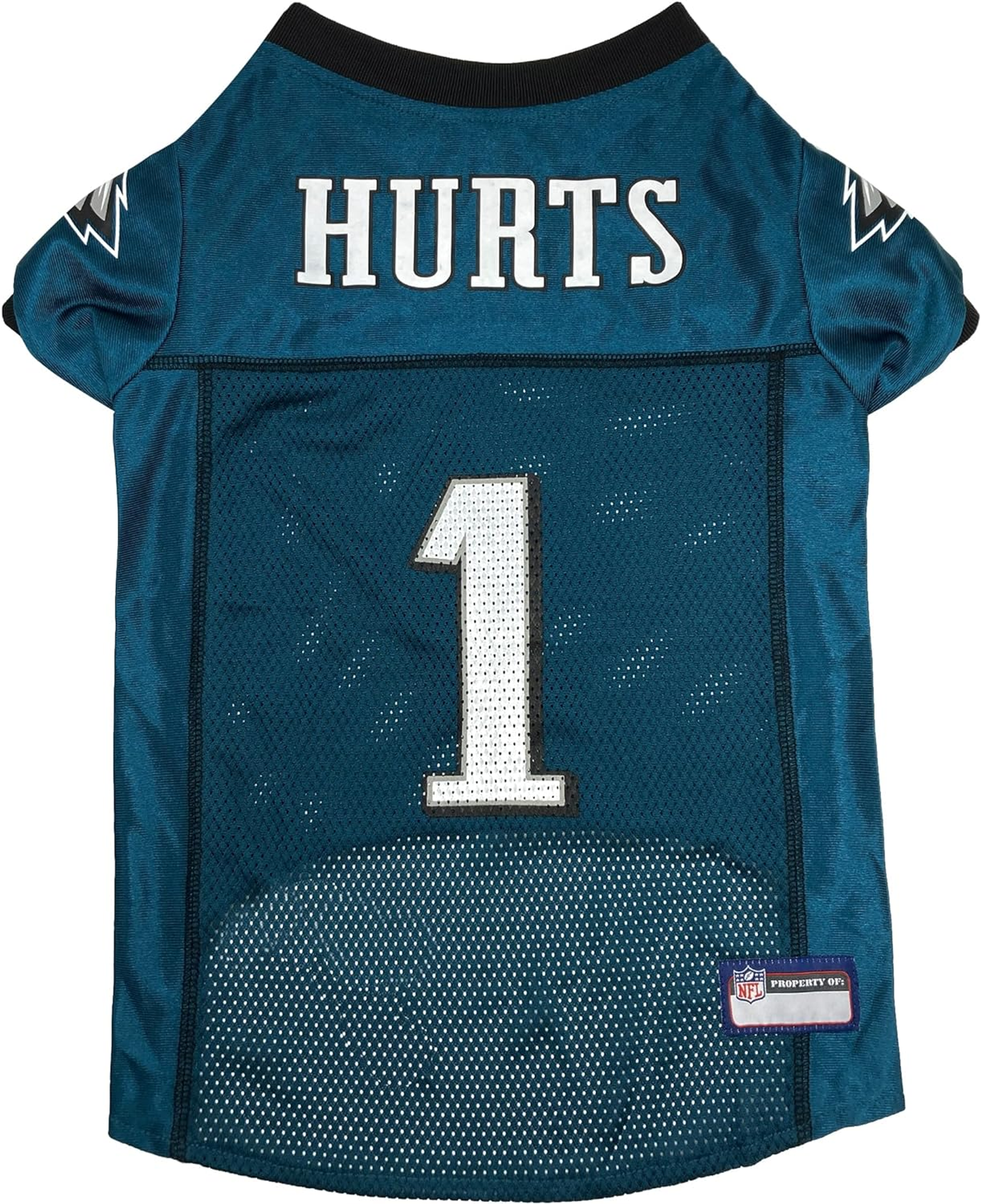 Pets First Co Jalen Hurts Pet Striped Jersey (Phl) Apparel