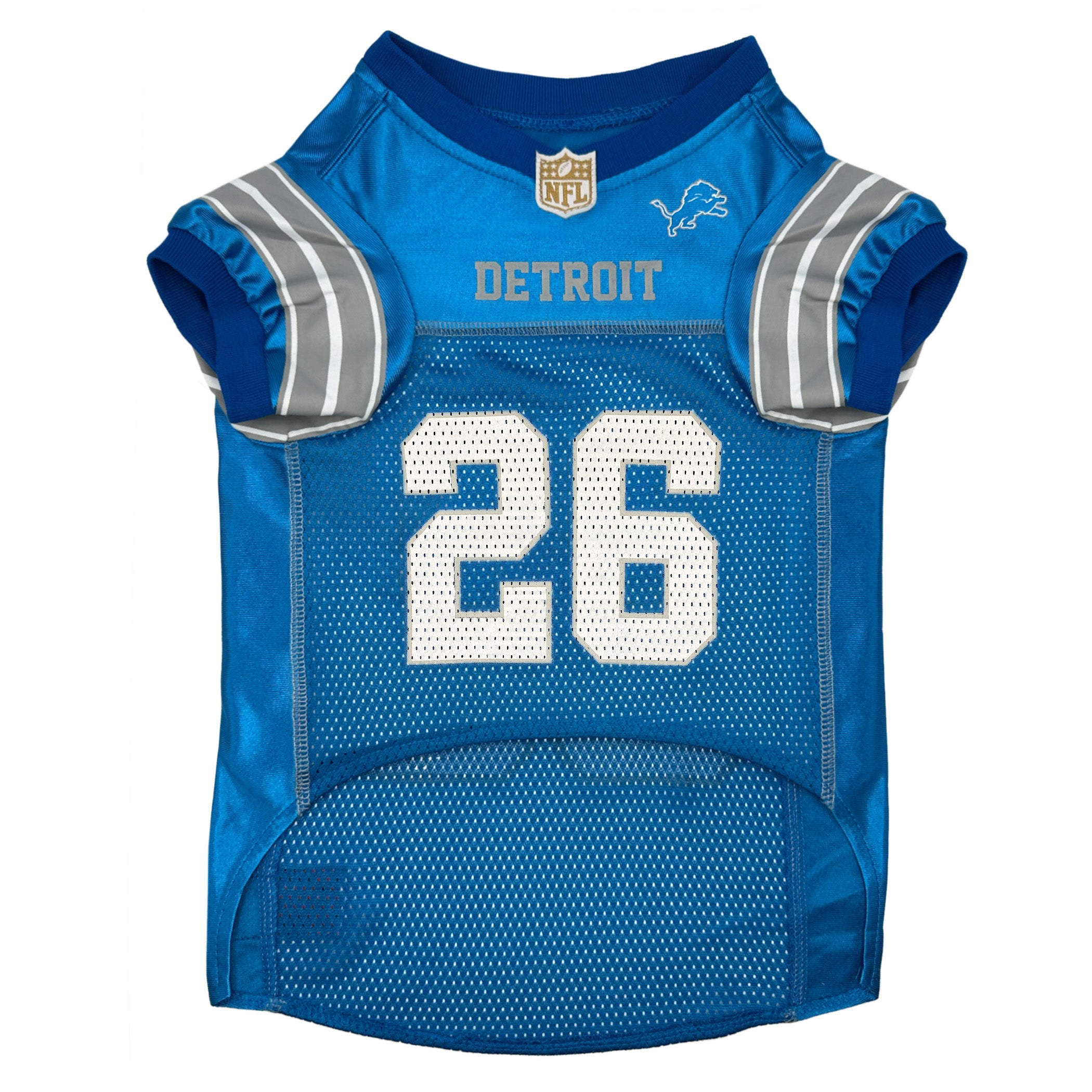 Pets First Co Jahmyr Gibbs Pet Striped Jersey (Det) Apparel
