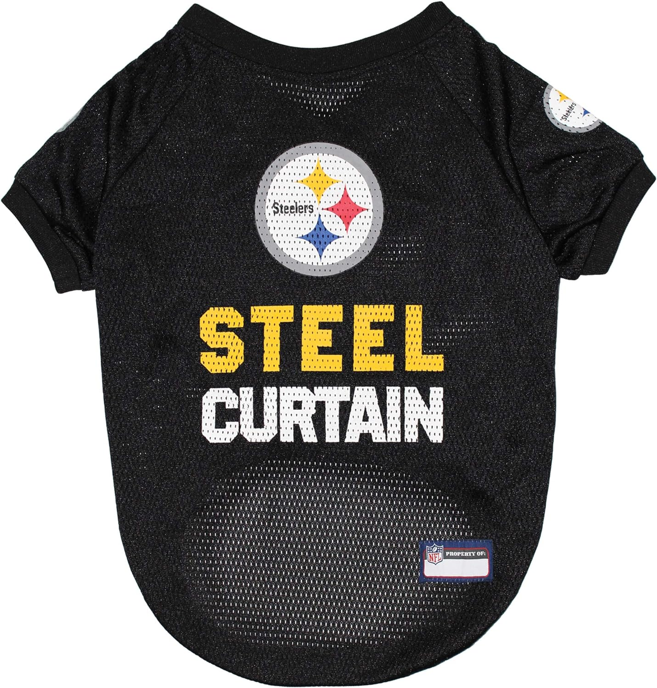Pets First Co Pittsburgh Steelers Raglan Jersey Apparel
