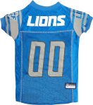 Pets First Co Detroit Lions Pet Striped Jersey Apparel