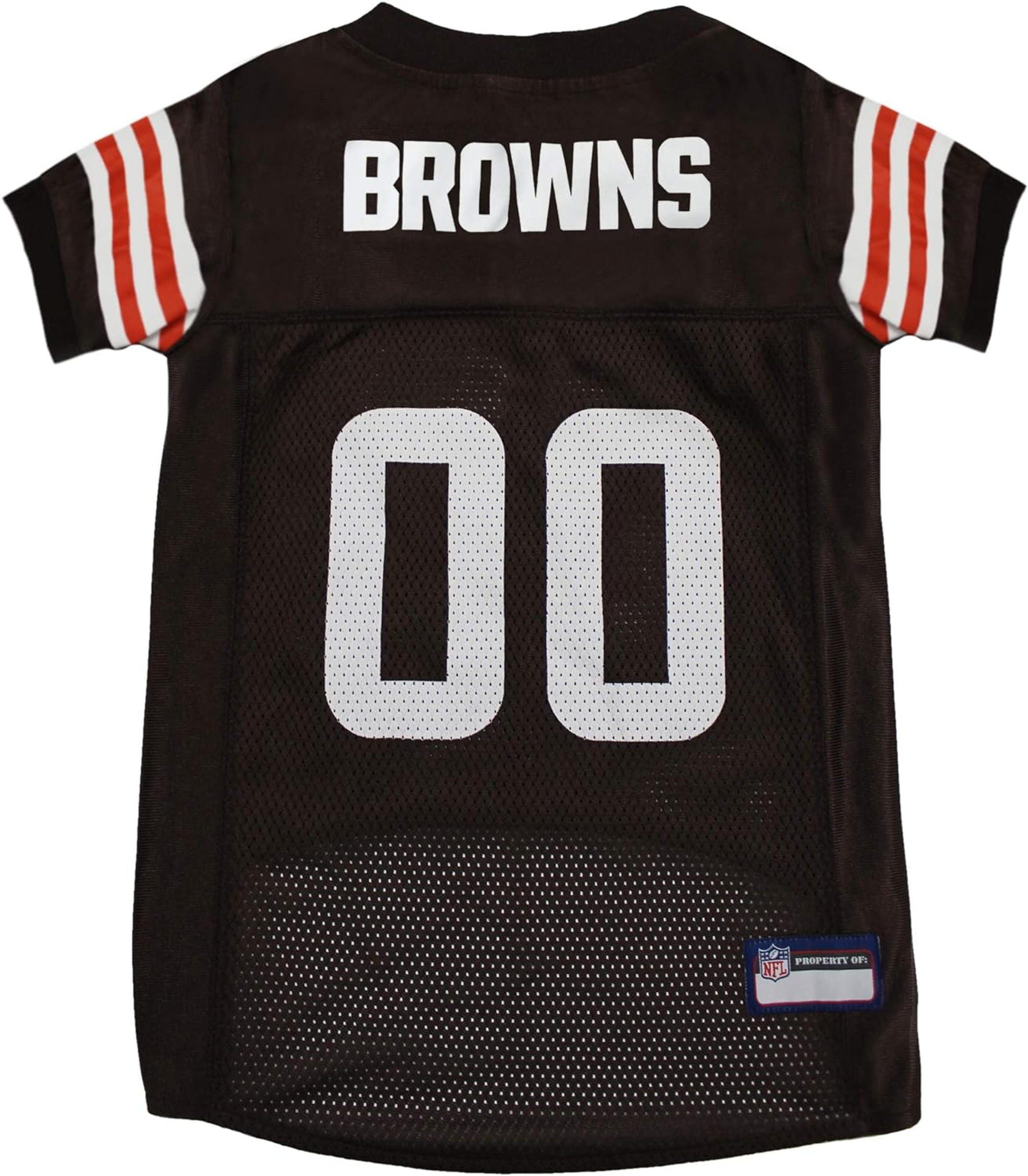 Pets First Co Cleveland Browns Pet Striped Jersey Apparel