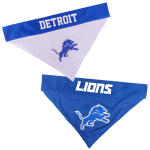 Pets First Co Detroit Lions Reversible Bandana Apparel