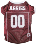 Pets First Co Texas A & M Pet Jersey Apparel