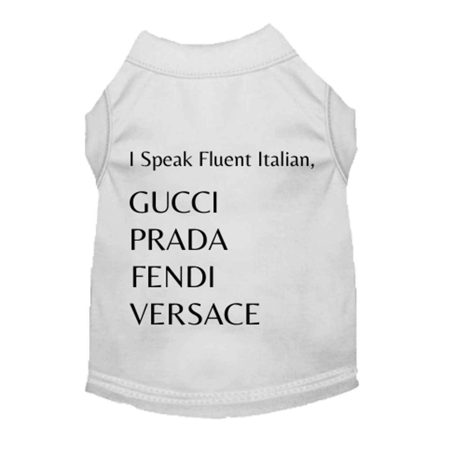 Bark Fifth Avenue I'm Fluent In All Designers Dog Clothes