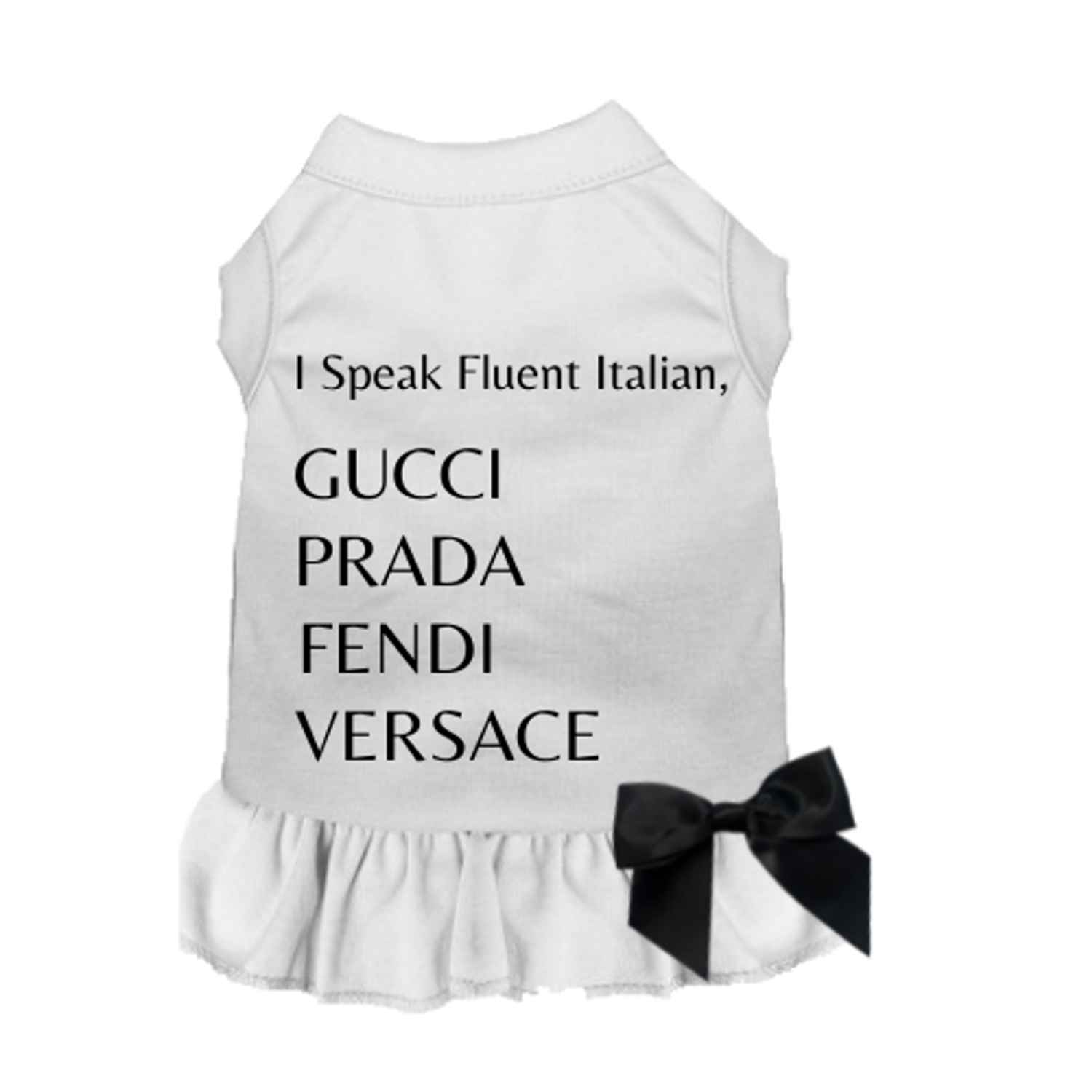 Bark Fifth Avenue I'm Fluent In All Designers Dog Clothes
