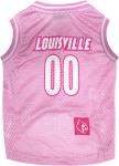 Pets First Co Louisville Pink Basketball Jersey Apparel