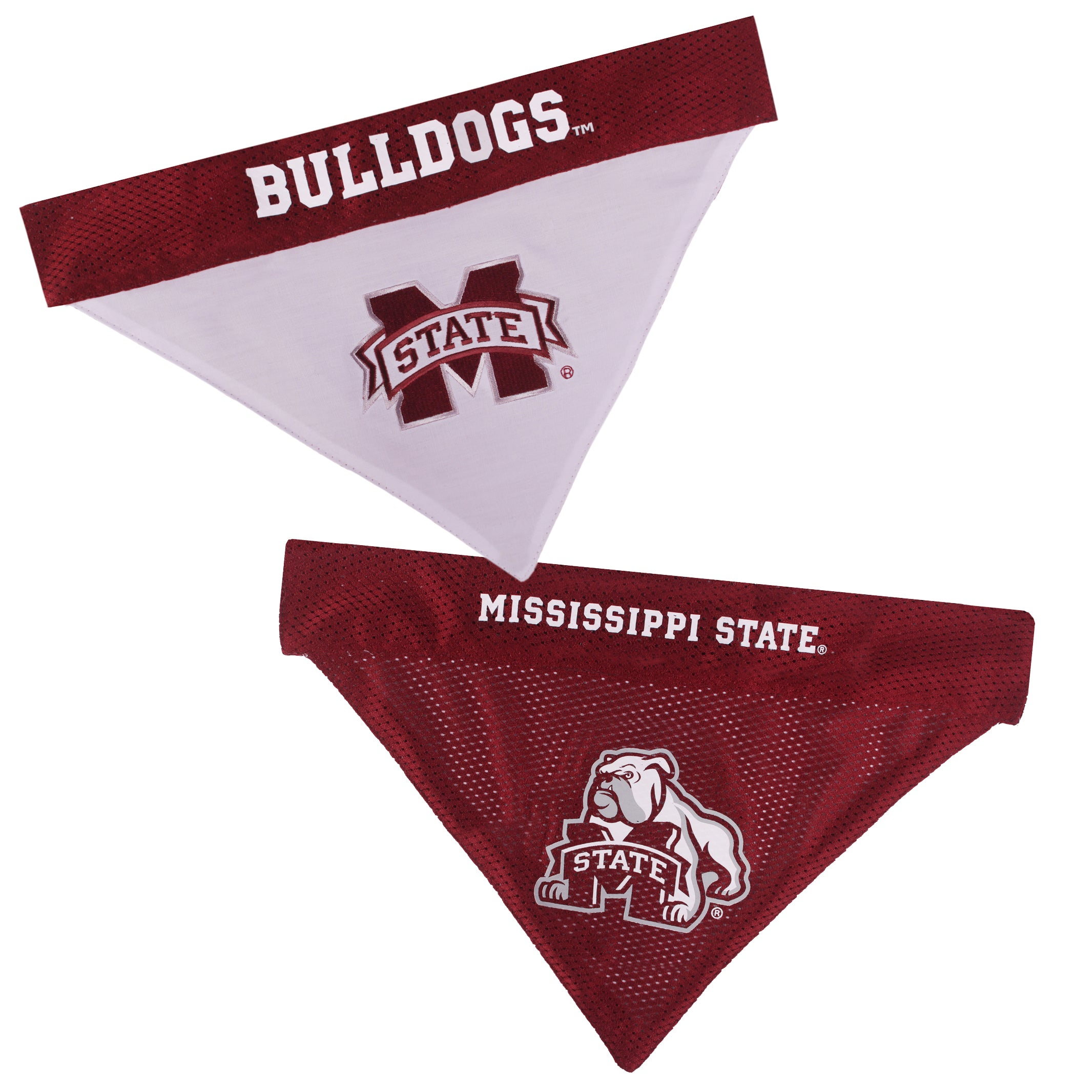 Pets First Co Mississippi State Reversible Bandana Apparel