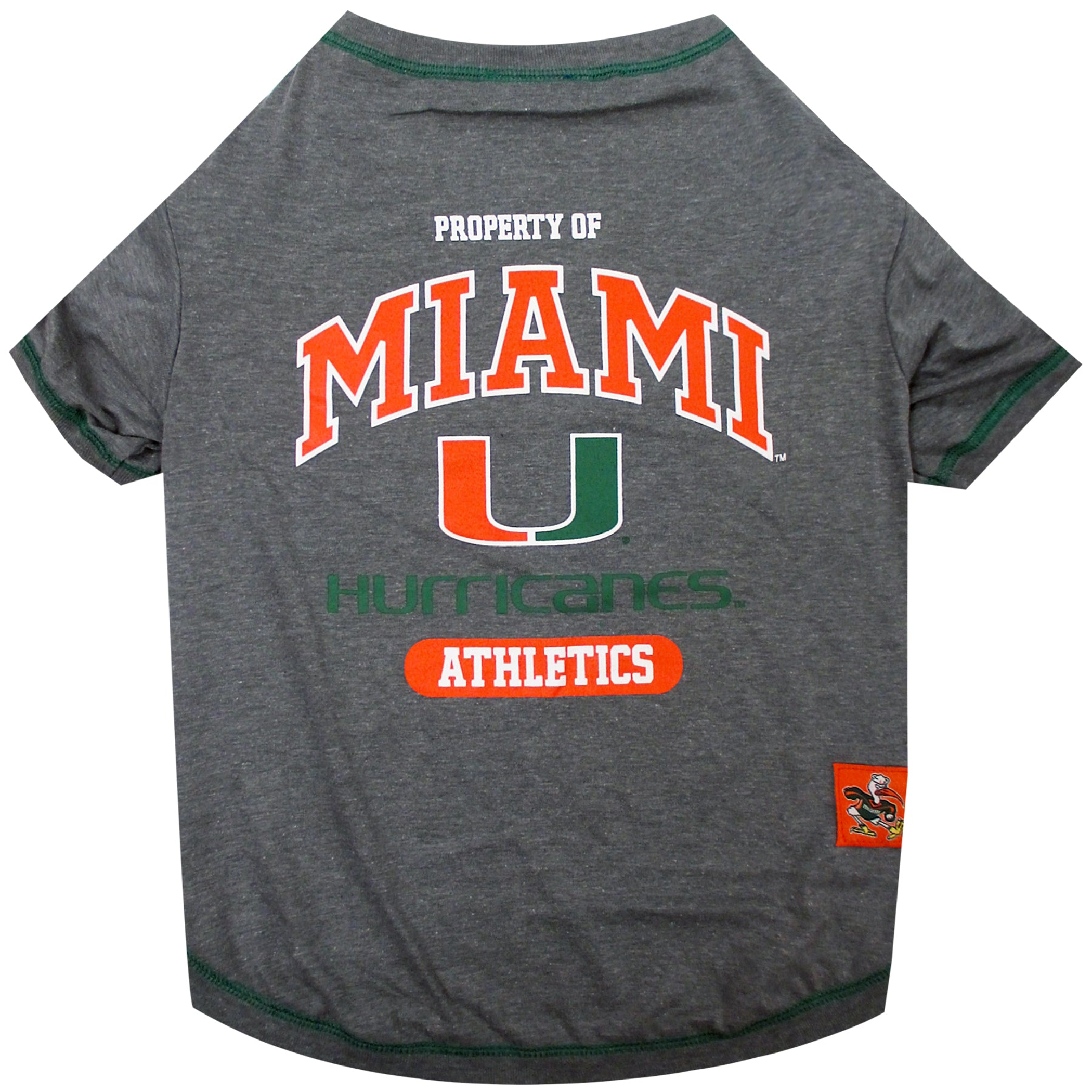 Pets First Co U Of Miami Tee Shirt Apparel
