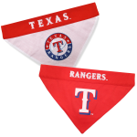 Pets First Co Texas Rangers Reversible Bandana Apparel