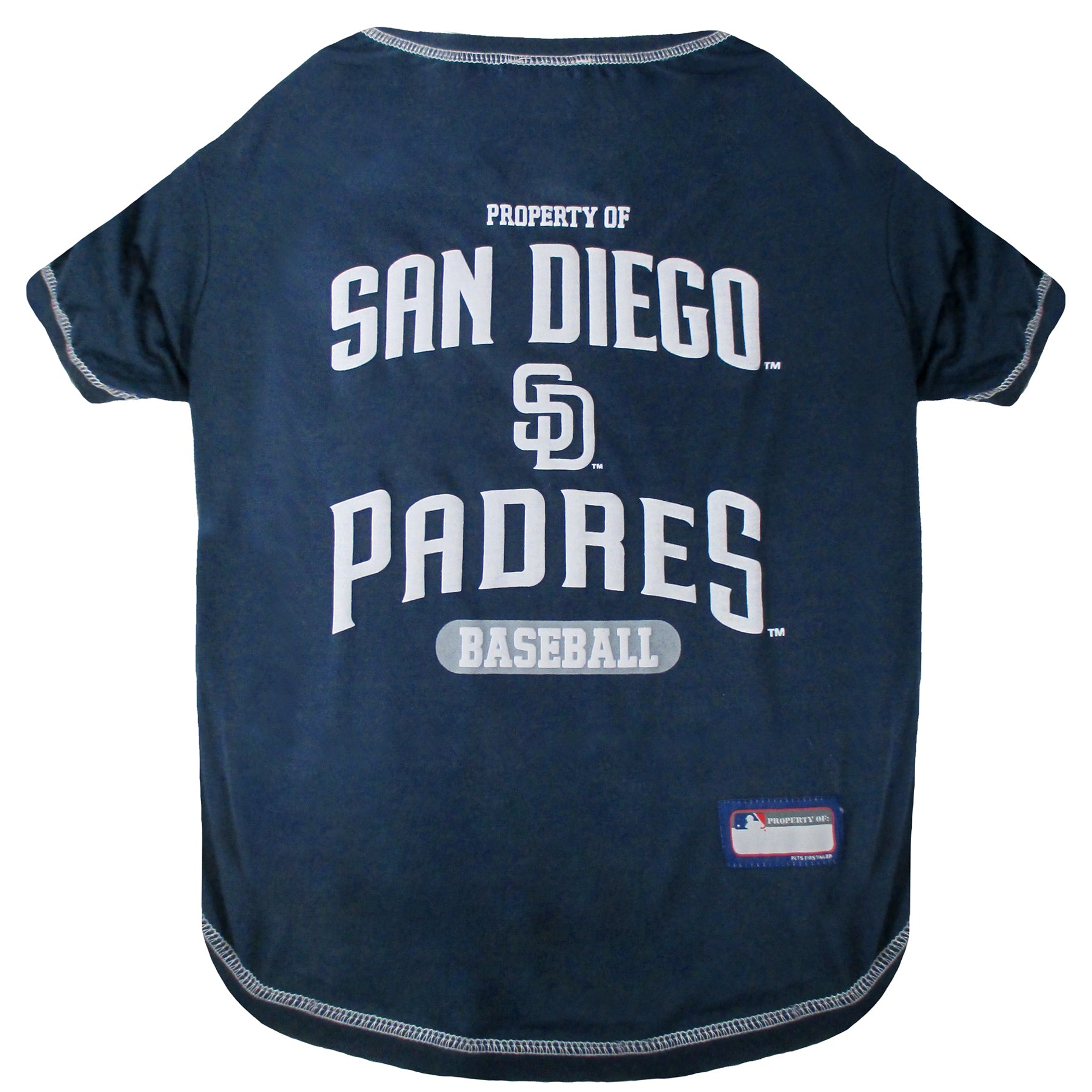 Pets First Co San Diego Padres Tee Shirt Apparel