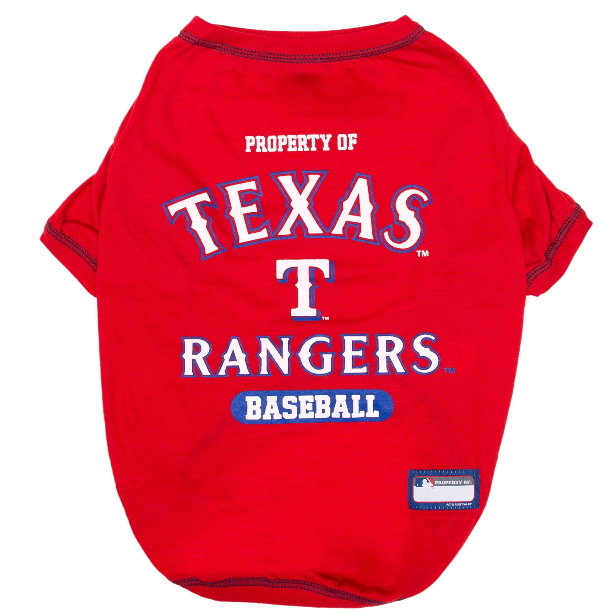 Pets First Co Texas Rangers Tee Shirt Apparel