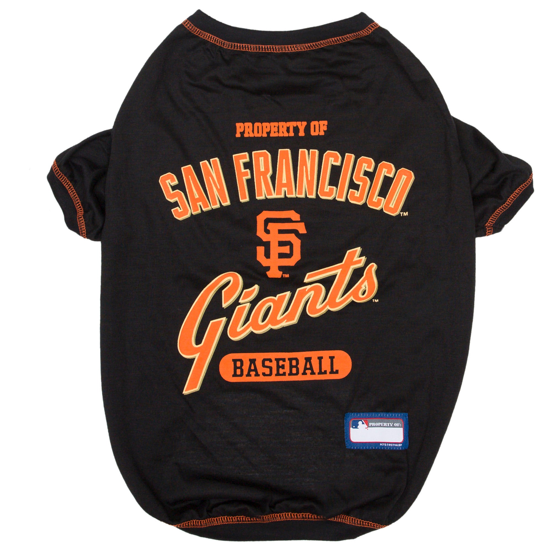 Pets First Co San Francisco Giants Tee Shirt Apparel