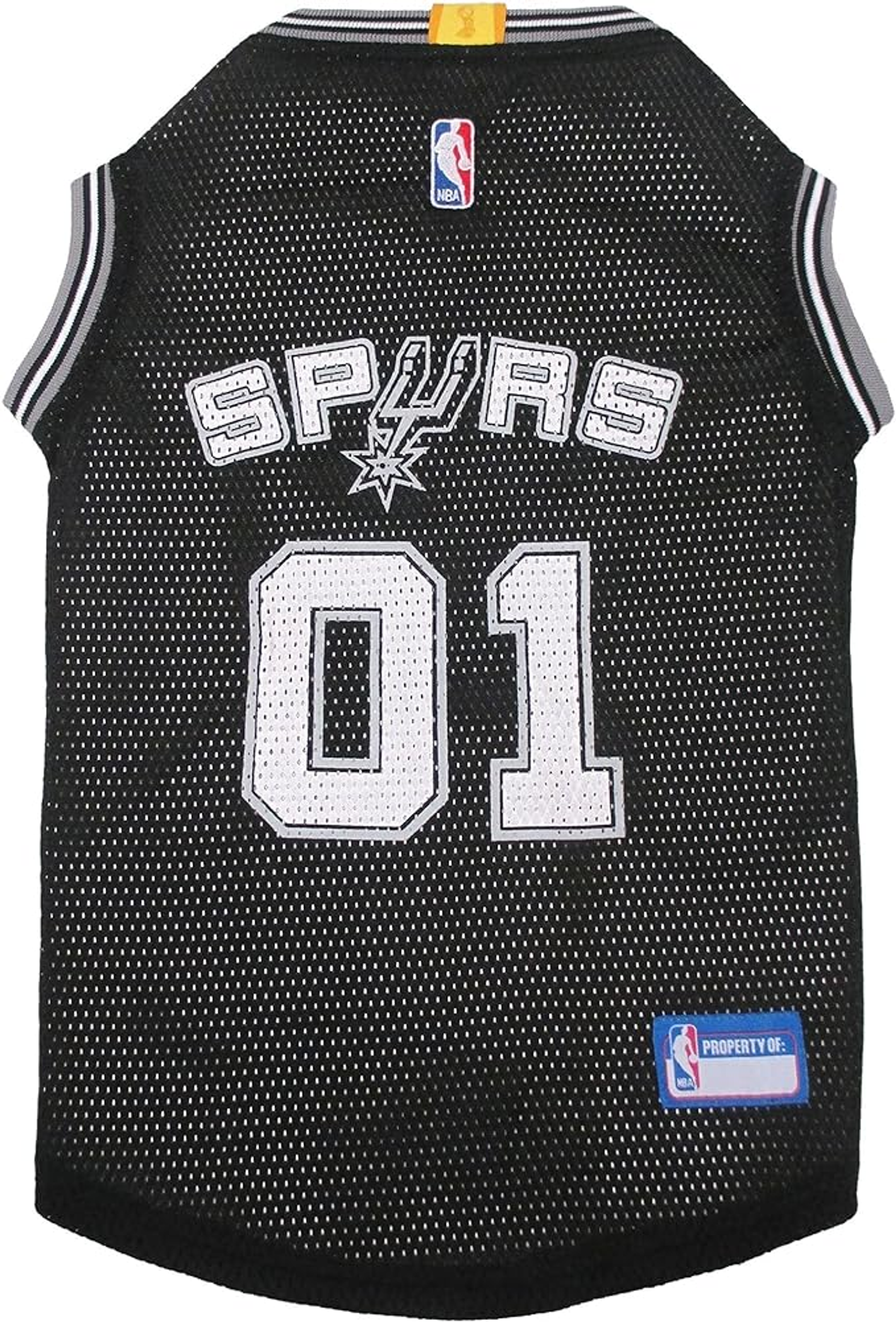 Pets First Co San Antonio Spurs Basketball Mesh Jersey Apparel